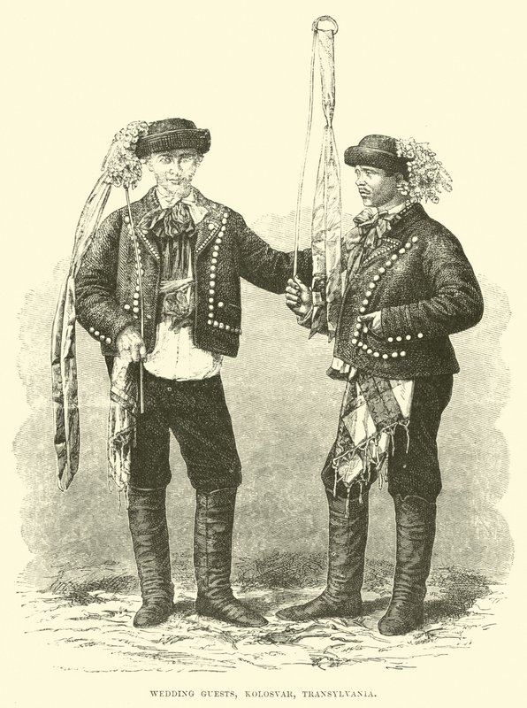 Düğün misafirleri, Kolosvar, Transilvanya by English School