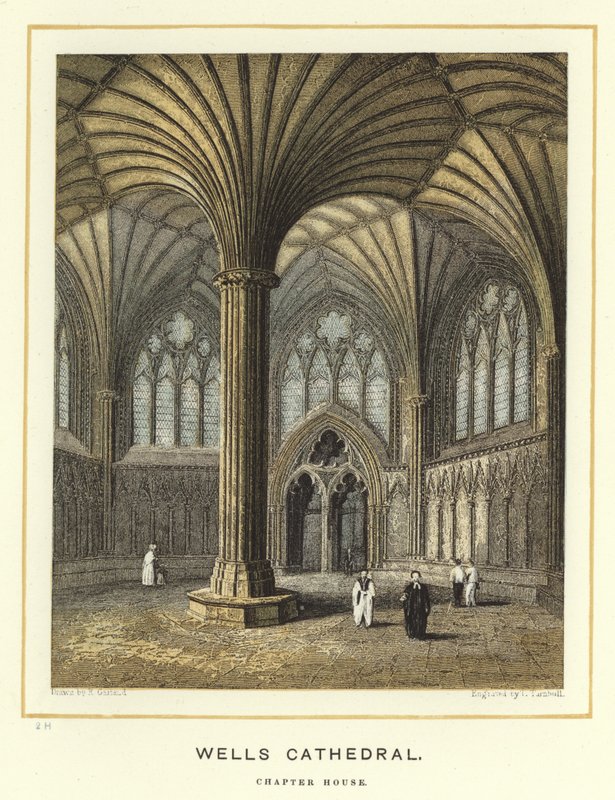 Wells Katedrali, bölüm evi by English School