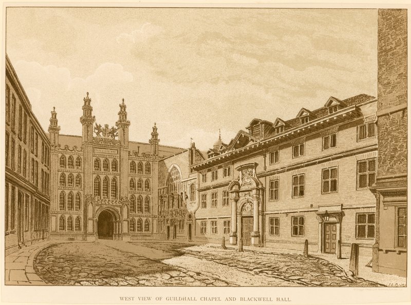 Guildhall Şapeli, Londra ve Blackwell Hall