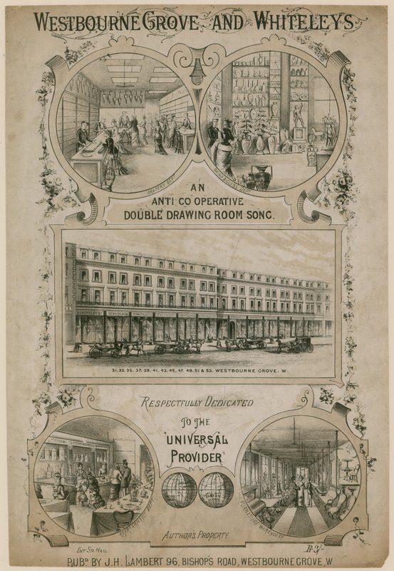 Westbourne Grove ve Whiteleys by English School