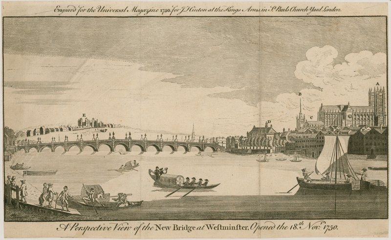 Westminster köprüsü by English School