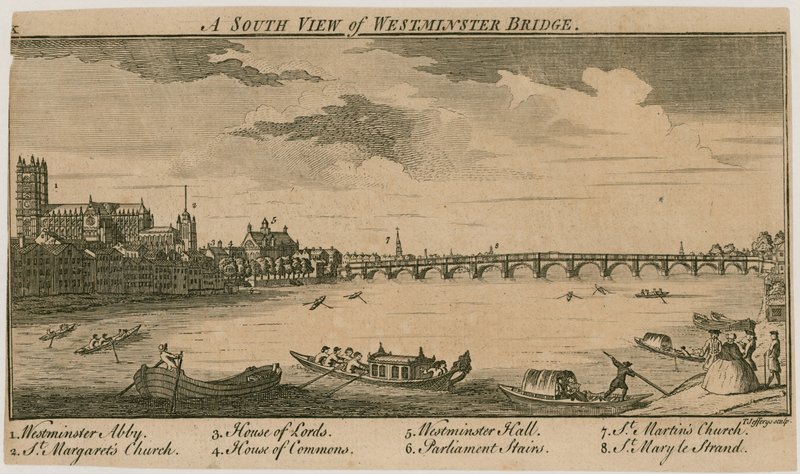 Westminster köprüsü by English School