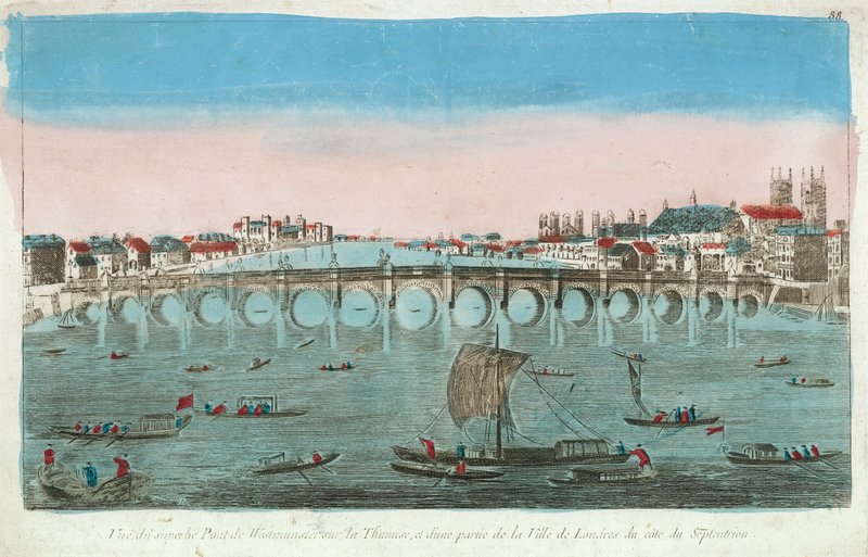 Westminster köprüsü by English School