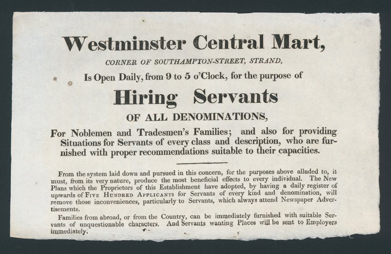 Westminster Central Mart, Hizmetçi Kiralama by English School