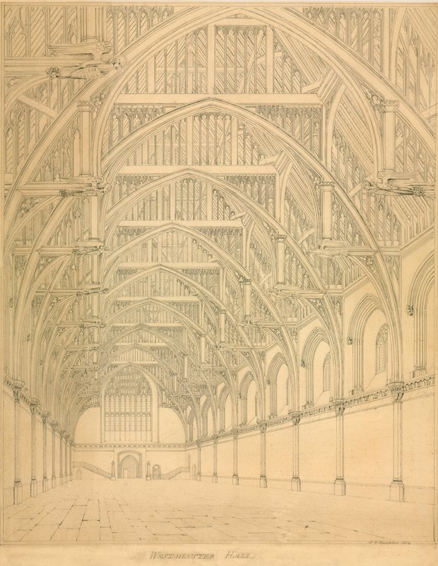 Westminster Salonu, 1814 by English School