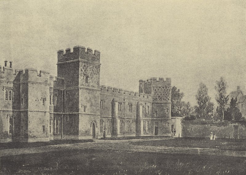 Westons Yard, 1818 (gravür) by English School