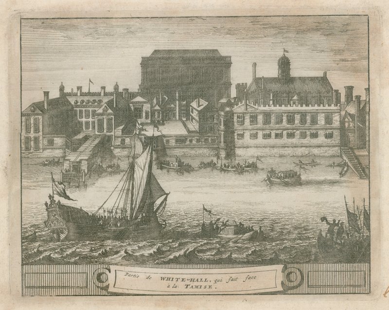 Thames nehrinden Whitehall by English School