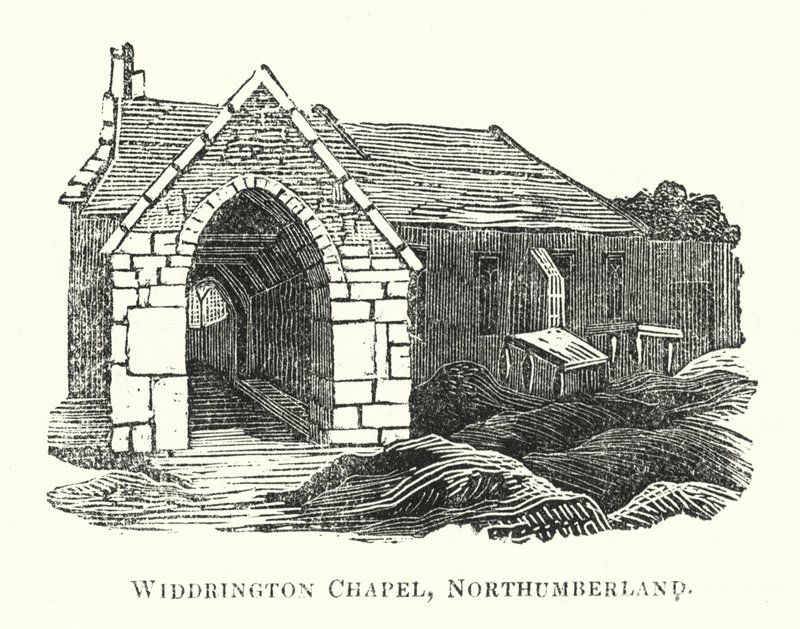 Widdrington Şapeli, Northumberland (gravür) by English School