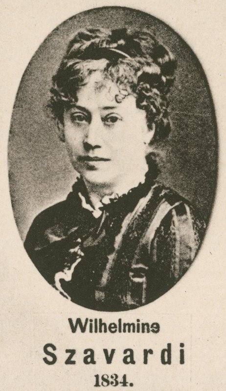 Wilhelmine Szavardi (gravür) by English School