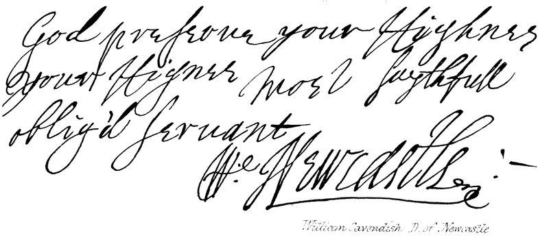 William Cavendish, Newcastle D. by English School