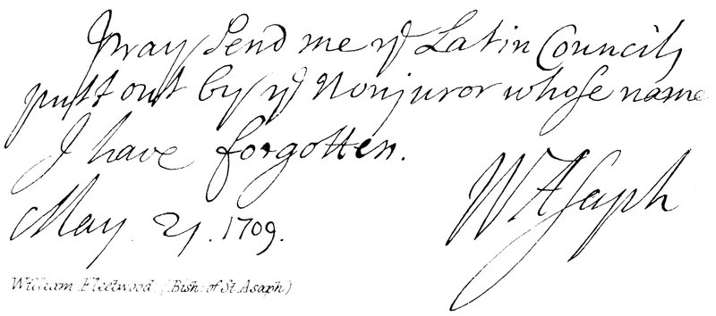 William Fleetwood, (Bish: Aziz Asaph) by English School
