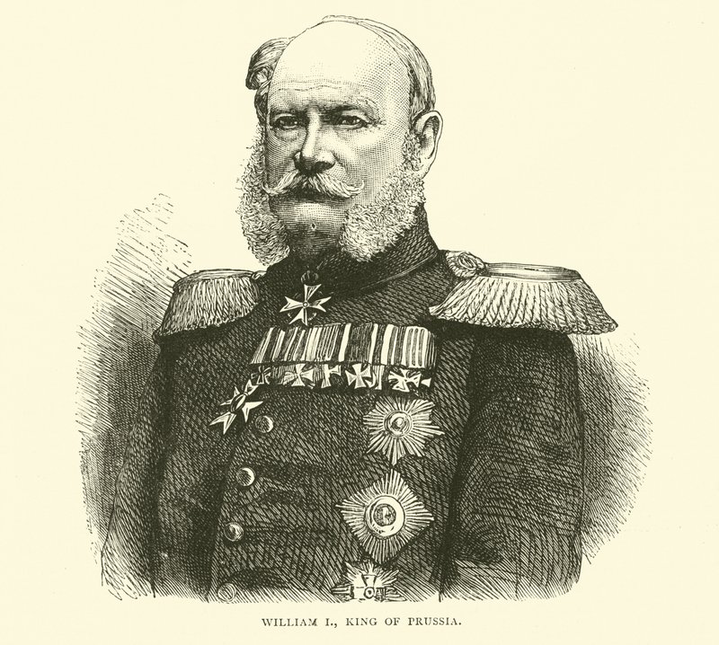 William I, Prusya Kralı, Temmuz 1870 by English School