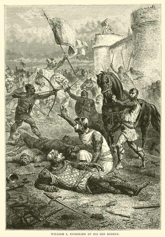 William, oğlu Robert tarafından atsız by English School