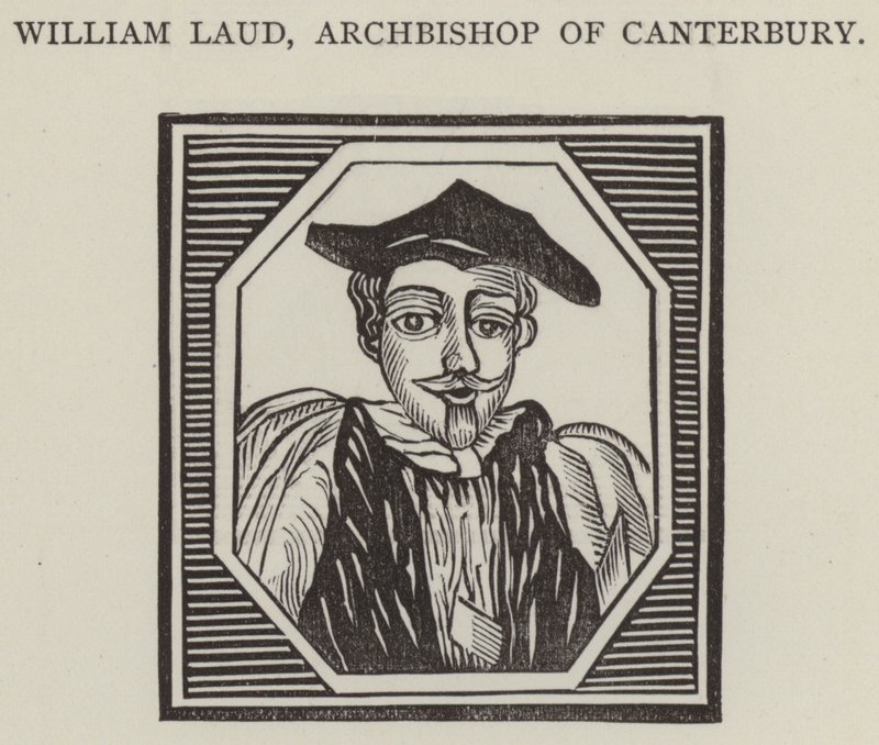 William Laud, Canterbury Başpiskoposu (gravür) by English School