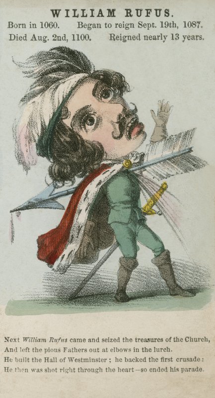 William Rufus, Kral II. William (aquatint) by English School