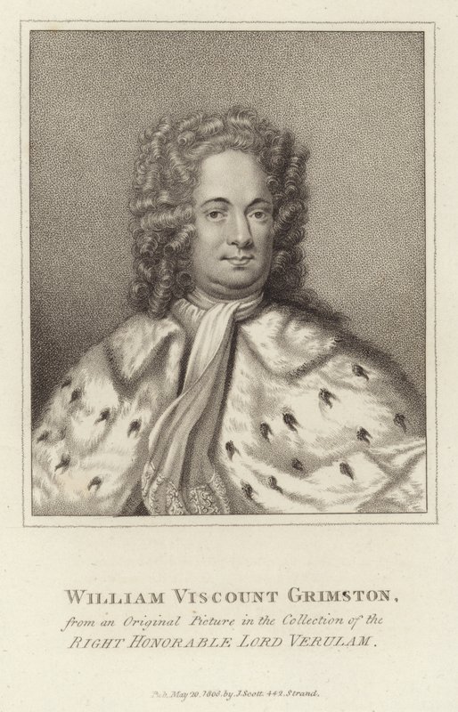 William Vikont Grimston by English School
