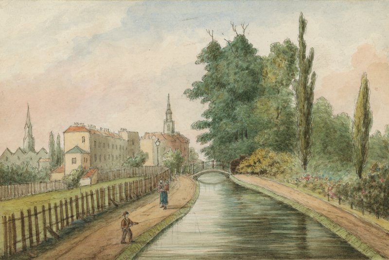 William Walk, Cannonbury, 1840 (kağıt üzerinde wc) by English School