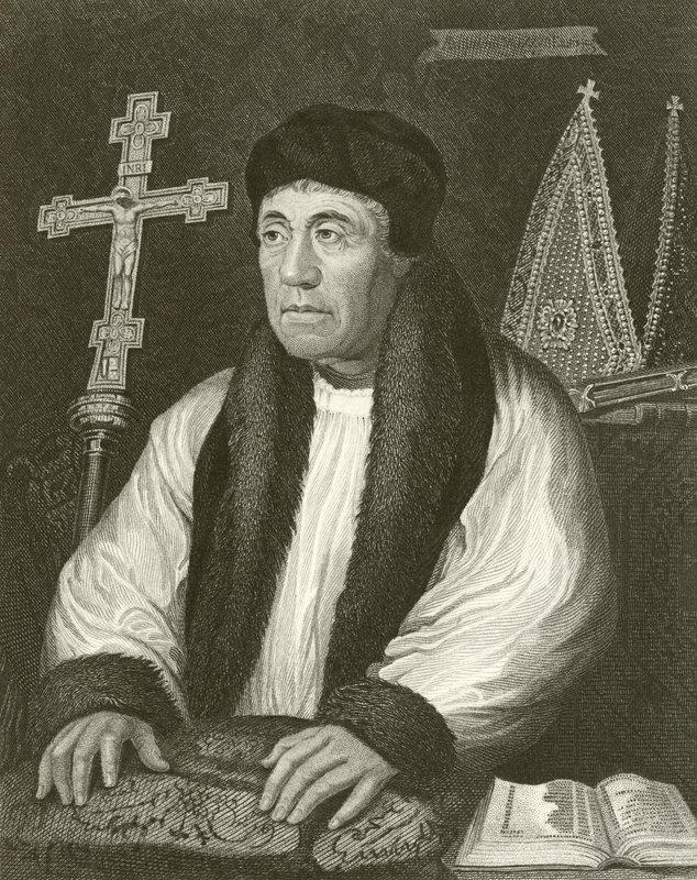 William Warham, Canterbury Başpiskoposu by English School