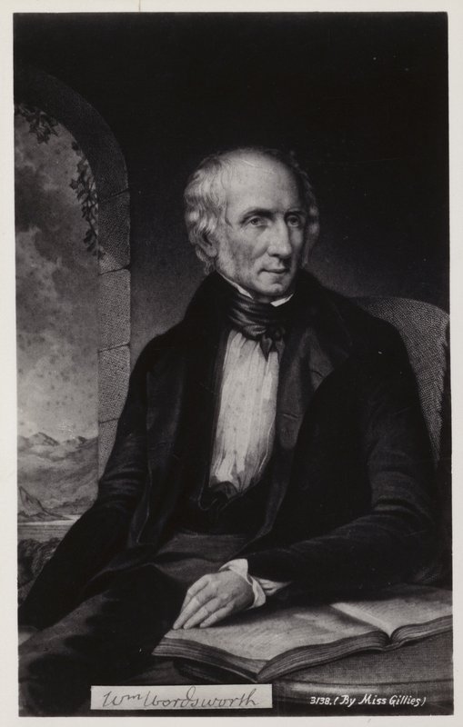 William Wordsworth (1770-1850), İngiliz şair (lito) by English School