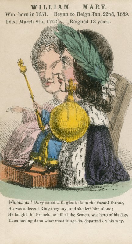 William ve Mary (su meraklısı) by English School