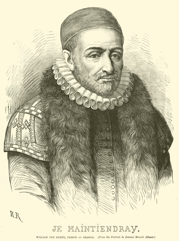 Sessiz William, Orange Prensi (gravür) by English School