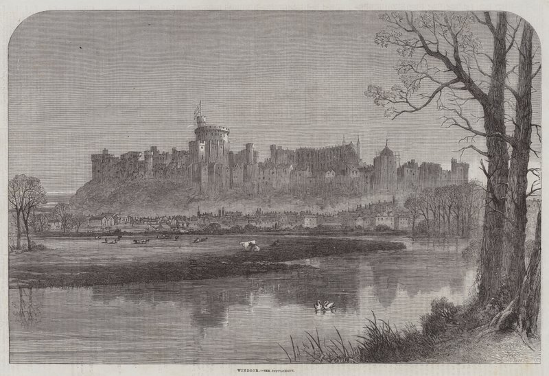 Windsor (gravür) by English School