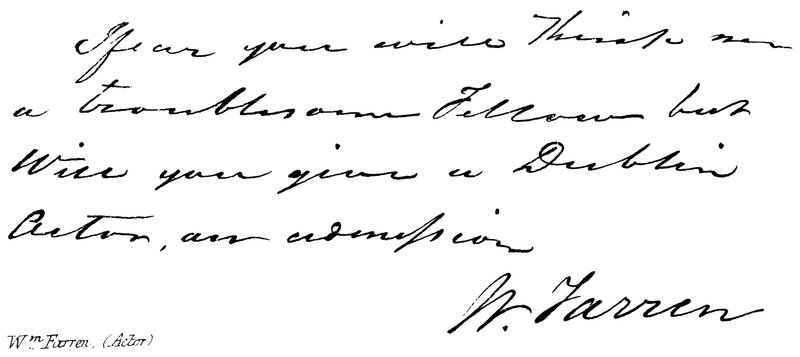 Wm Farren, (Oyuncu) by English School