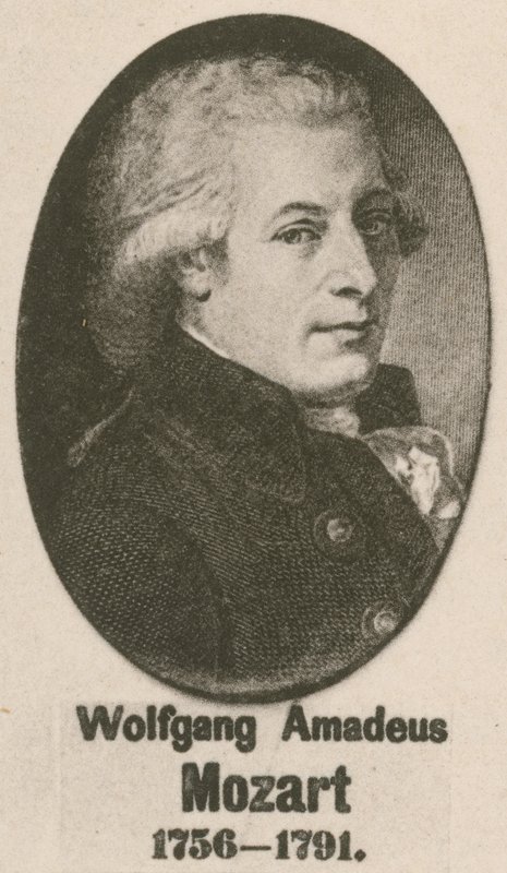 Wolfgang Amadeus Mozart (gravür) by English School