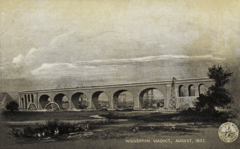 Wolverton Viyadüğü, Ağustos 1837 by English School