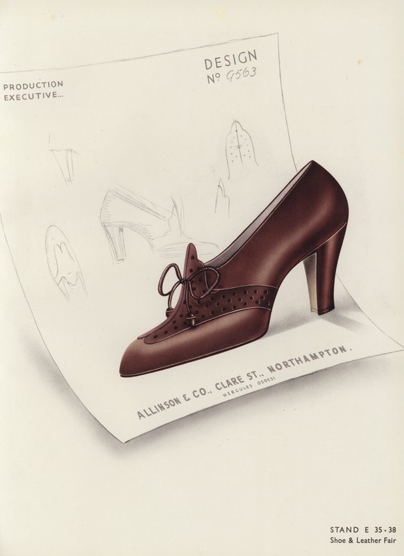 Kadın ayakkabı reklamı, 1930