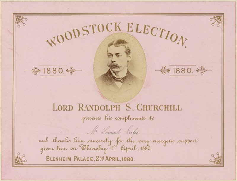 Woodstock Seçimi 1880 by English School