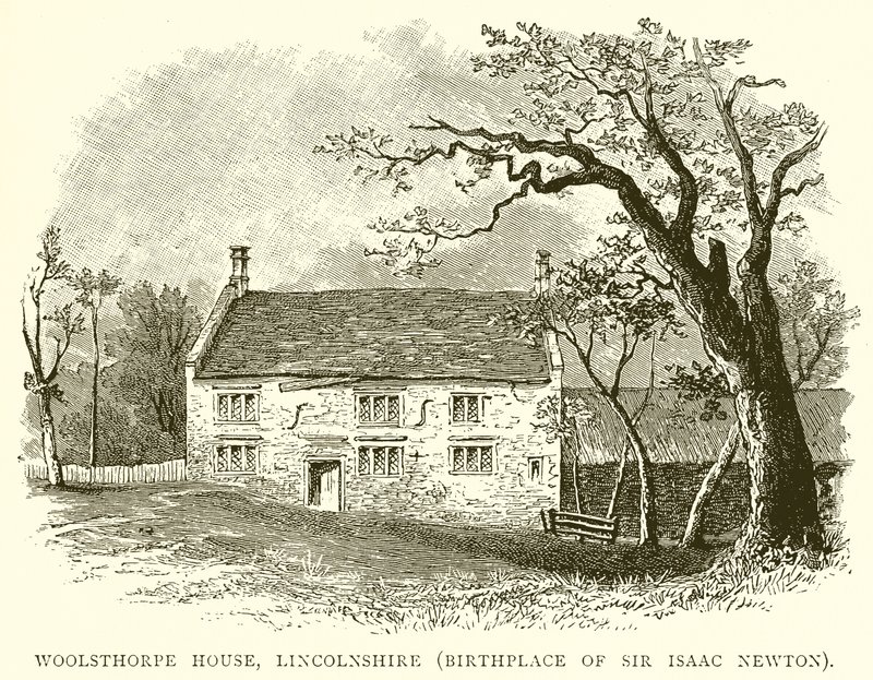 Woolsthorpe House, Lincolnshire (Sir Isaac Newton'un Doğum Yeri) by English School