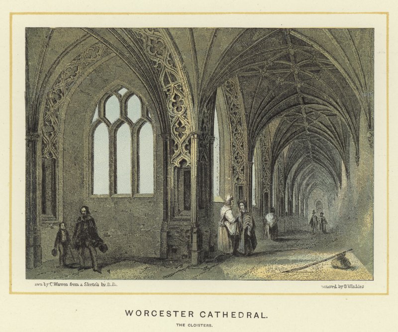 Worcester Katedrali, manastırlar by English School