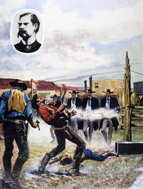 Wyatt Earp ve OK Corral Savaşı by English School