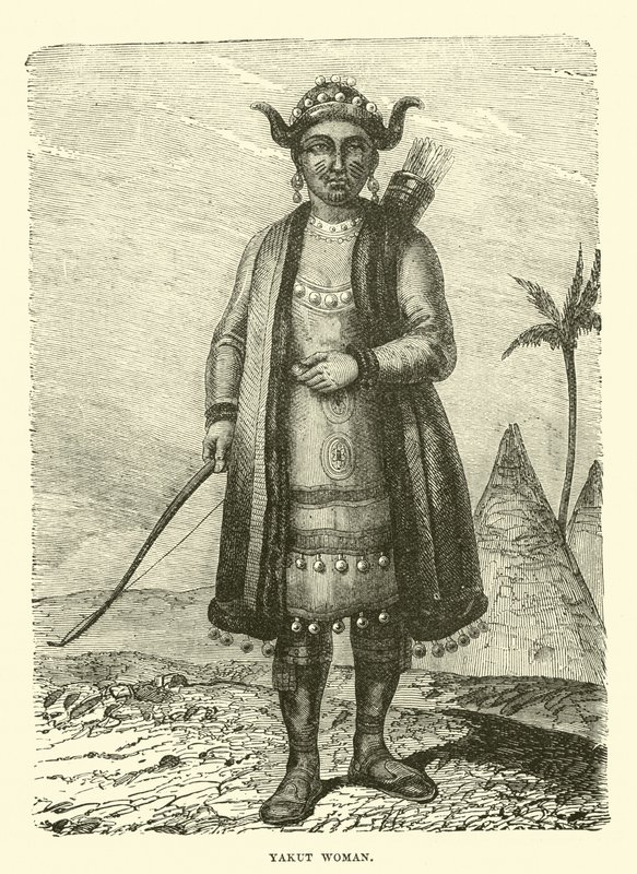 yakut kadını by English School