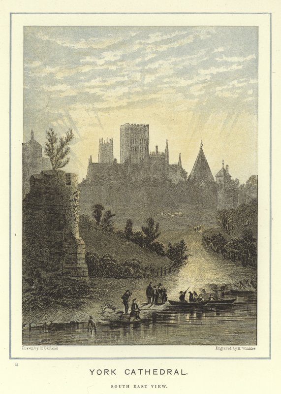 York Katedrali, güney doğu görünümü by English School