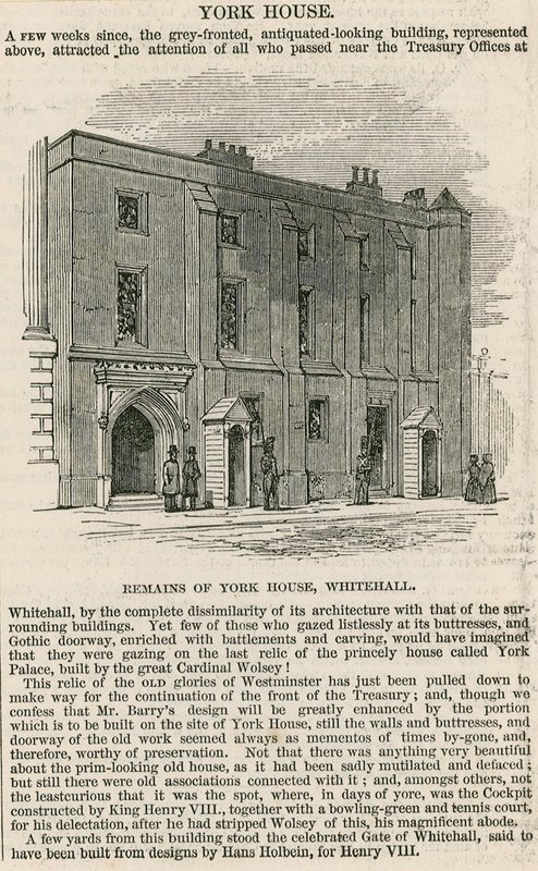 York Evi, Whitehall by English School