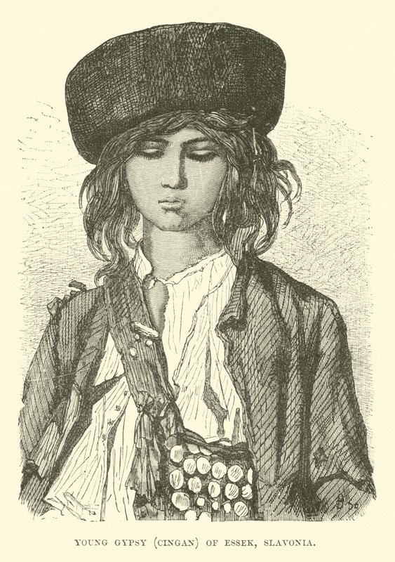Genç çingene, Essekli Cingan, Slavonya by English School