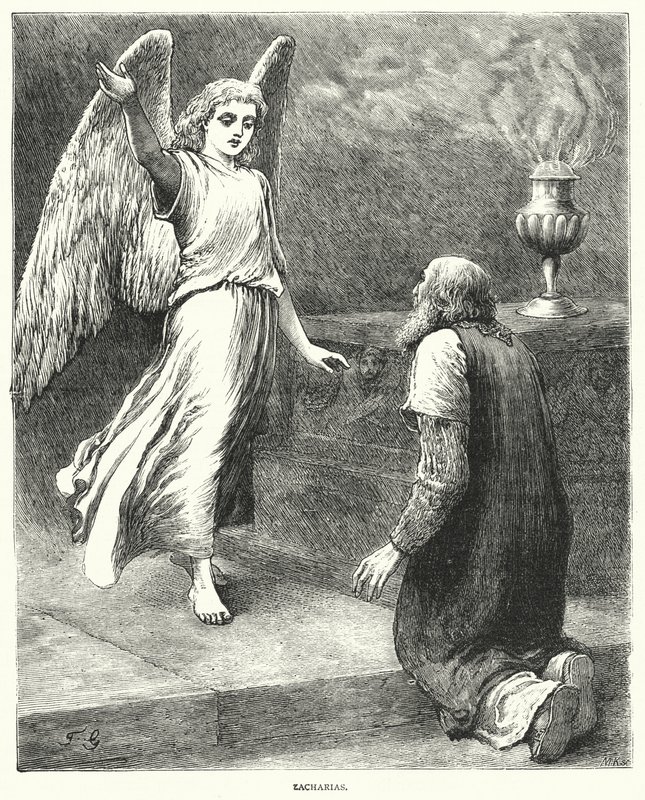 Zacharias (gravür) by English School