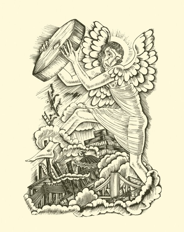kıyamet by Eric Gill