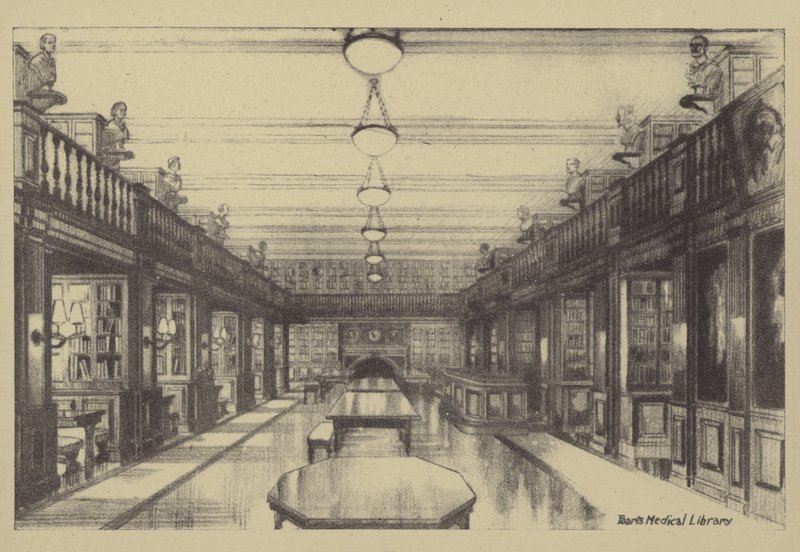 Barts Tıp Kütüphanesi by Ernest Coffin