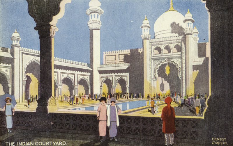 Hint Avlusu, Britanya İmparatorluğu Sergisi, Wembley, 1924 by Ernest Coffin