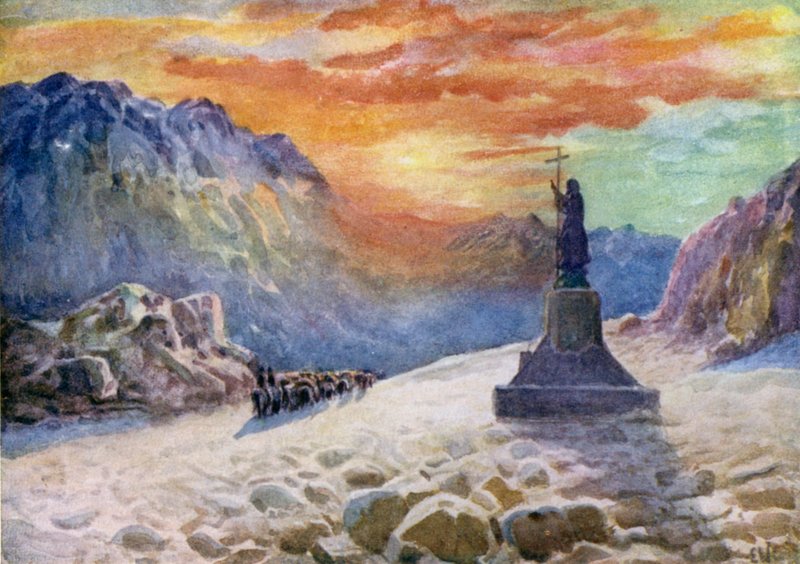 Fundur Kaiser Wilhelm II og þýska krónprinsins, 2. september 1914 by Ernest William Christmas