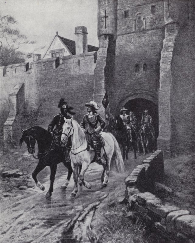 Oliver Cromwell ordusuyla birlikte York, Bootham Bar