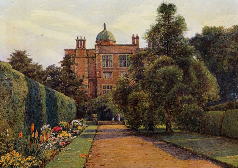 Doddington Hall, Lincoln yakınlarında (renkli taş) by Ernest Arthur Rowe