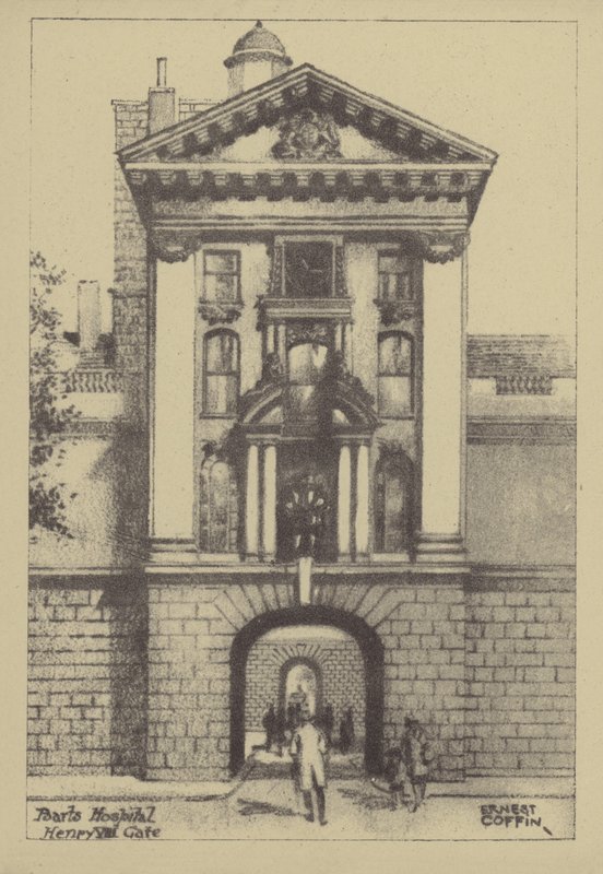 Barts Hastanesi, Henry VIII Kapısı by Ernest Coffin