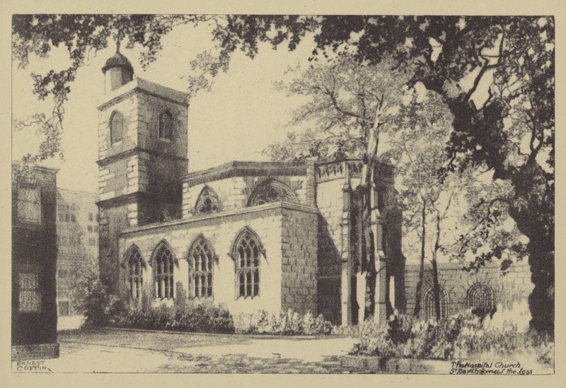 Hastane Kilisesi, Aziz Bartholomew the Less by Ernest Coffin