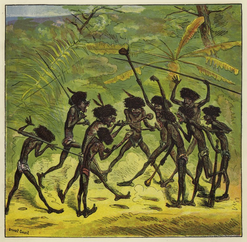 Ashanti parlamentosu by Ernest Henry Griset
