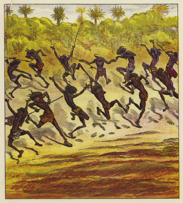 yamyamlar dans ediyor by Ernest Henry Griset