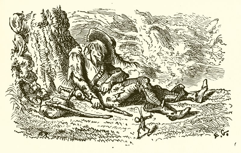 Çekirgeler ve Çekirge by Ernest Henry Griset
